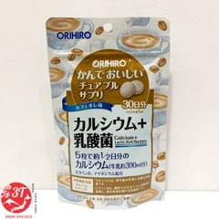 Viên kẹo nhai Canxi vị Cafe Aulait Orihiro