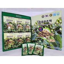 TPCN: Nước bổ gan Đông Trùng Hạ Thảo JeongWon Hàn Quốc hộp 30 gói (70ML * 30 GÓI)