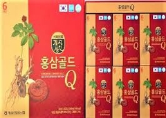 Nước hồng sâm nhung hươu linh chi Gold Q 50ML * 30 GÓI