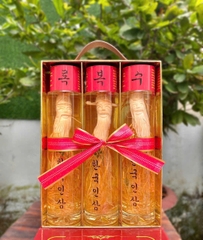 Bộ rượu sâm điêu khắc Phúc Lộc Thọ 3000ml