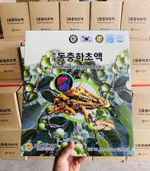Nước Bổ Gan Đông Trùng Hạ Thảo JeongWon Hàn Quốc Hộp 30 Gói