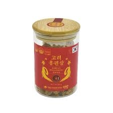 Hồng sâm khô thái lát lọ 200gr Daedong