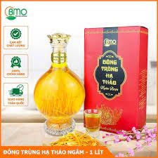 Rượu Đông Trùng Hạ Thảo Bình Minh Organic (1 Lít)