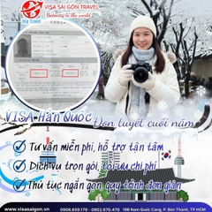 🥳CHÚC MỪNG VISA HÀN QUỐC CẬP BẾN - SẴN SÀNG ĐÓN TUYẾT CUỐI NĂM! ❄️