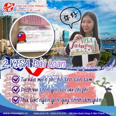 CHUỖI VISA SIÊU ĐA DẠNG CÓ THÊM 2 THÀNH VIÊN VISA ĐÀI LOAN!