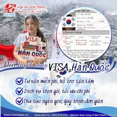 ĐÓN TUYẾT CÙNG CHIẾC VISA HÀN QUỐC VỀ CUỐI NGÀY!