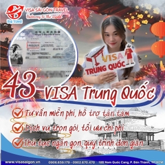 THỊ TRƯỜNG VISA TRUNG QUỐC NHỘN NHỊP ĐẦU TUẦN VỚI 43 TẤM VÉ ĐƯỢC VƯỢT ẢI THÀNH CÔNG!