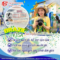 CHÚC MỪNG 2 VỊ KHÁCH ĐẶC BIỆT THÀNH CÔNG NHẬN VISA BRAZIL MULTI 1 NĂM!