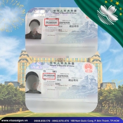 CHINH PHỤC LAS VEGAS CHÂU Á: CHÚC MỪNG 2 TẤM VISA MACAU ĐÃ "CẬP BẾN"!