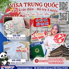 XIN VISA TRUNG QUỐC - Hướng dẫn kinh nghiệm xin visa Trung Quốc Du lịch tự túc chi tiết mới nhất 2026
