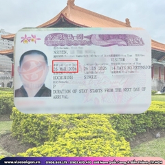 🙏 CHẠM TAY VÀO MIỀN ĐẤT PHẬT: CHÚC MỪNG 1 VISA ĐÀI LOAN "VƯỢT ẢI" THÀNH CÔNG!