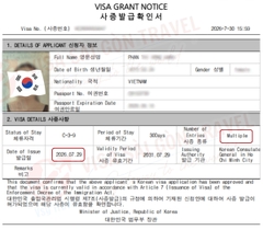 VISA HÀN QUỐC MULTIPLE 5 NĂM ĐÃ TÌM THẤY CHỦ NHÂN MỚI!
