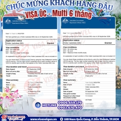 VISA ÚC MULTIPLE 6 THÁNG “LANDING” – CẢ NHÓM BẠN "VƯỢT ẢI" THÀNH CÔNG RỰC RỠ! 🇦🇺✨