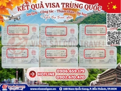 VISA TRUNG QUỐC "LANDING" MỖI NGÀY – KẾT QUẢ MỚI, HÀNH TRÌNH MỚI!