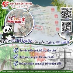 VISA TRUNG QUỐC ĐỔ BỘ: THỦ TỤC CHỈ CẦN HÌNH VÀ HỘ CHIẾU!