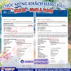 VISA ÚC MULTIPLE 6 THÁNG “LANDING” – CẢ NHÓM BẠN "VƯỢT ẢI" THÀNH CÔNG RỰC RỠ! 🇦🇺✨