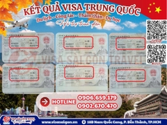 VISA TRUNG QUỐC "LANDING" MỖI NGÀY – KẾT QUẢ MỚI, HÀNH TRÌNH MỚI!