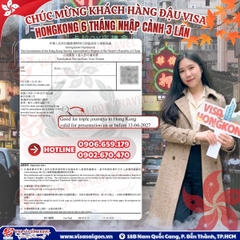 VISA HỒNG KÔNG 6 THÁNG TRIPLE – 3 LẦN GẶP LẠI "HƯƠNG CẢNG" RỰC RỠ!