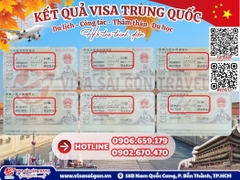 VISA TRUNG QUỐC "LANDING" MỖI NGÀY – KẾT QUẢ MỚI, HÀNH TRÌNH MỚI!