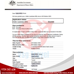 ĐẬU 10 CHIẾC VISA ÚC CHỈ TRONG 1 NGÀY???