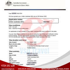 ĐẬU 10 CHIẾC VISA ÚC CHỈ TRONG 1 NGÀY???