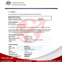ĐẬU 10 CHIẾC VISA ÚC CHỈ TRONG 1 NGÀY???