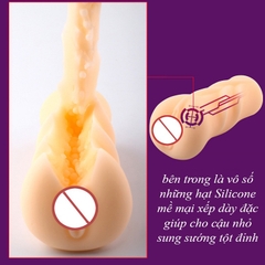 Âm đạo giả cầm tay silicone giá rẻ, dụng cụ thủ dâm cho nam