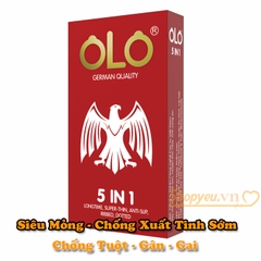 Bao cao su 5 in 1 ô lô