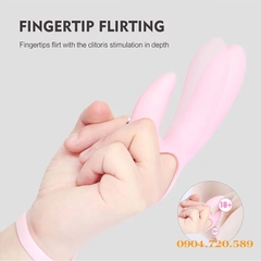 bao cao su đeo ngon tay rung kích thích âm vật thủ dâm điểm G Spot