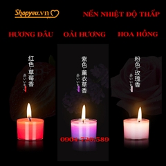 Bộ 3 Nến Nhiệt Độ Thấp 3 Hương Thơm Quyến Rũ Meganu
