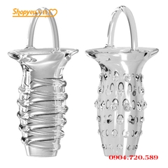 Bộ đôi bao cao su đôn dên gai, bi có quai đeo