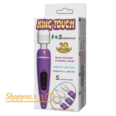 Chày rung massage âm đạo AV King Touch, dương vật giả cho nữ