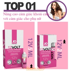 Gel bôi trơn tăng khoái cảm cho nữ Jo 12 Volt clitoral stimulant