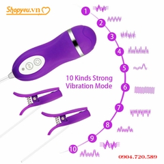 MÁY KẸP NÚM VÚ 10 CHẾ ĐỘ RUNG SIÊU KÍCH THÍCH OMYSKY PERFECT SHOCK