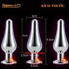 Phích Cắm Hậu Môn Inox kích Thích Massage Cho Cực Khoái