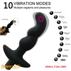 Máy massage hậu môn G-Spot silicon 10 kiểu rung hình cây kiếm