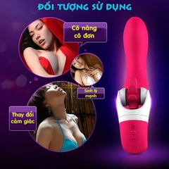 Chày rung massage âm đạo, vùng kín kích thích điểm G 2 in 1 cho nữ