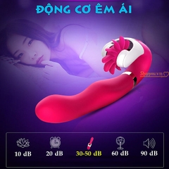 Chày rung massage âm đạo, vùng kín kích thích điểm G 2 in 1 cho nữ