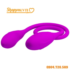 Trứng rung hai đầu nhân đôi khoái cảm Prettylove Snaky vibe