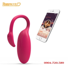 TRỨNG RUNG TÌNH YÊU THÔNG MINH CHARM FLAMINGO KẾT NỐI BLUETOOTH