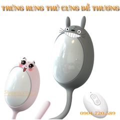 Trứng rung tình yêu hình thú cưng dễ thương kích thích, massage âm đạo