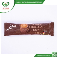 Ca Cao Scho nâu Dark Drip 27g x 10 gói hàm lượng ca cao lớn dành cho người gu đậm