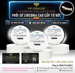 Phôi sứ zirconia - Multi Translucent PLUS - 20mm - A3 - THF-DIAMOND SIGNATURE