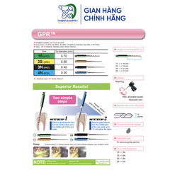 GPR - Dụng cụ lấy Gutta Percha Mani (Hộp 4 cây)