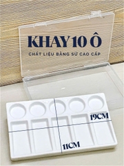 Khay đắp sứ bằng sứ