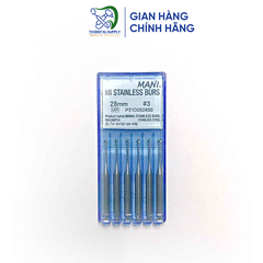 Mũi Nạo Ngà Tay Chậm Mani MI STAINLESS BURS