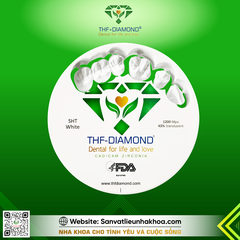 Phôi sứ THF-DIAMOND SHT WHITE đơn lớp màu trắng