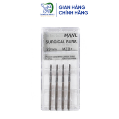 CARBIDE BURS F.G - Surgical Bur MZB+ (Mũi Cắt Răng 8) - 4 mũi/ vỉ