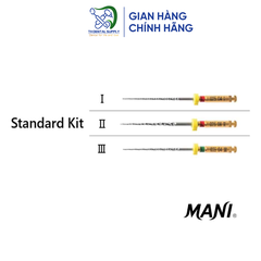 Trâm Máy Dẻo NITi Mani JIZAI FILES STANDARD KIT (vỉ 3 mũi đủ số)