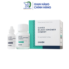 Xi Măng gắn cầu mão CAVEX GLASS IONOMER CEMENT (35g Bột +15ml nước)